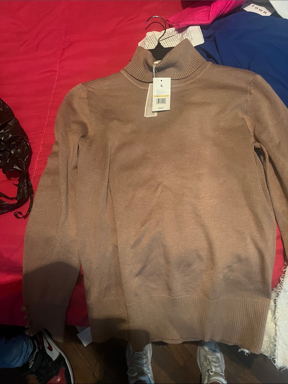Cupio Brown Turtleneck Sweater
